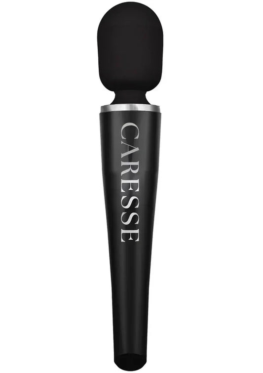 Pro Wand Massager Black by Caresse - Happytoys Sexshop: Toys for Feeling Happy & Easy 😊 - Discreet geleverd