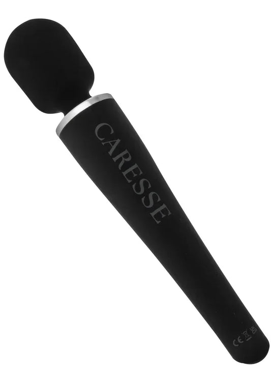 Pro Wand Massager Black by Caresse - Happytoys Sexshop: Toys for Feeling Happy & Easy 😊 - Discreet geleverd