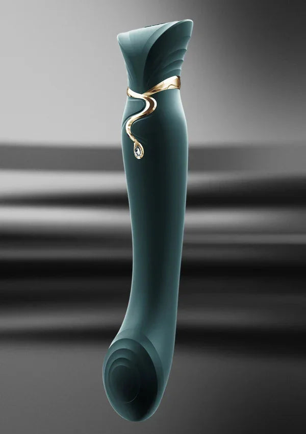 Queen G-Spot Puls Wave Vibrator (green) by Zalo - Happytoys Sexshop: Toys for Feeling Happy & Easy 😊 - Discreet geleverd