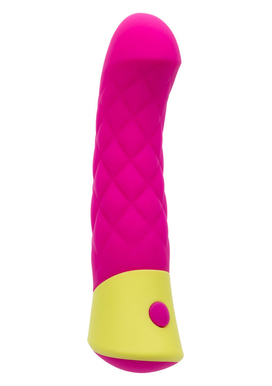 Bestel: Quilted G Vibrator by CalExotics Rave - bij Happytoys.nl, happytoys.be, Happytoys.ae: erotische sex webshop | liever Happy dan Easy ⭐⭐⭐⭐⭐