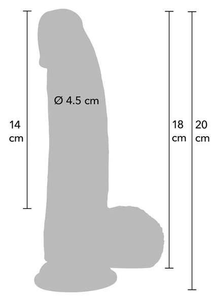 RealisticDildoLiquidSilicone18cmbyHiddenDesire0 @ Happytoys Sexshop: online sex shop for Feeling Happy & Easy 😊 the erotic store owned by a woman