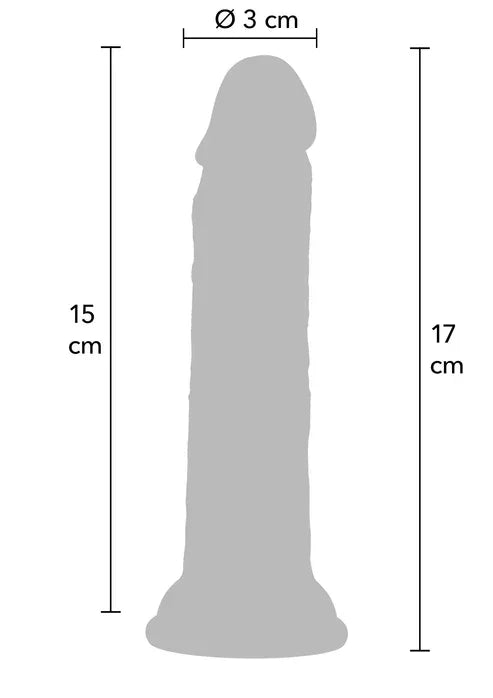 Realistic Dong Liquid Silicone 17 cm by Hidden Desire - Happytoys Sexshop: online sex shop for Feeling Happy & Easy 😊 - Discreet geleverd