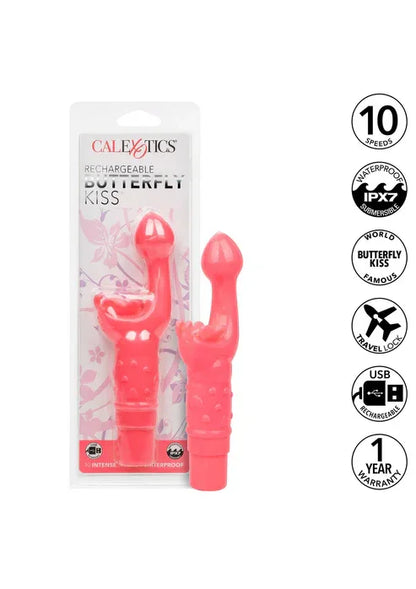 Rechargeable Butterfly Kiss by CalExotics - Happytoys Sexshop: online sex shop for Feeling Happy & Easy 😊 - Discreet geleverd