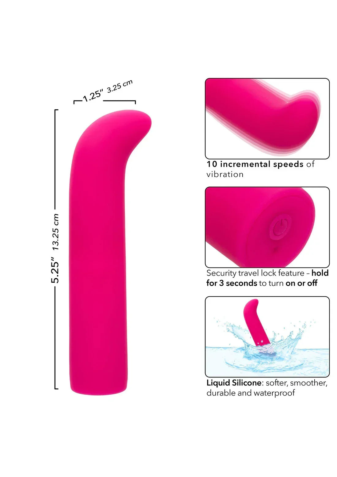 RechargeableChicMiniGbyCalExotics3 @ Happytoys Sexshop: online sex shop for Feeling Happy & Easy 😊 the erotic store owned by a woman