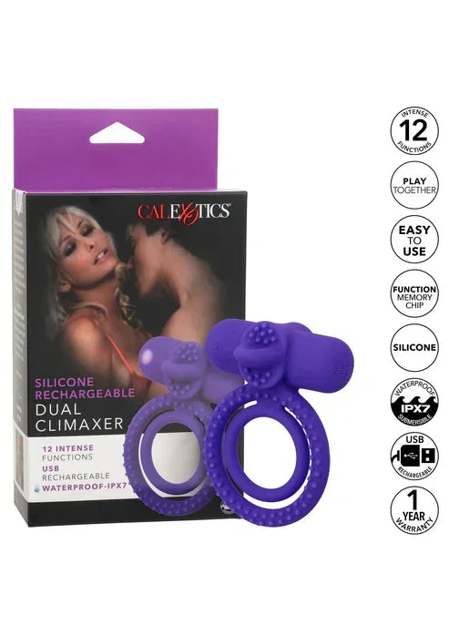 RechargeableDualClimaxerbyCalExotics5 @ Happytoys Sexshop: online sex shop for Feeling Happy & Easy 😊 the erotic store owned by a woman