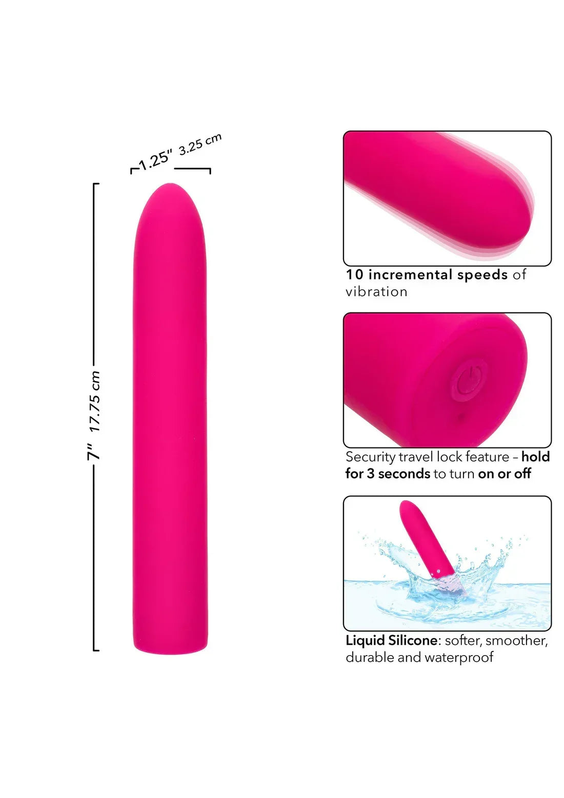 Rechargeable_Chic_Standard_by_CalExotics_3 @ Happytoys Sexshop: online sex shop for Feeling Happy & Easy 😊 the erotic store owned by a woman
