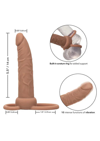 Rechargeable Dual Penetrator by CalExotics - Happytoys Sexshop: online sex shop for Feeling Happy & Easy 😊 - Discreet geleverd