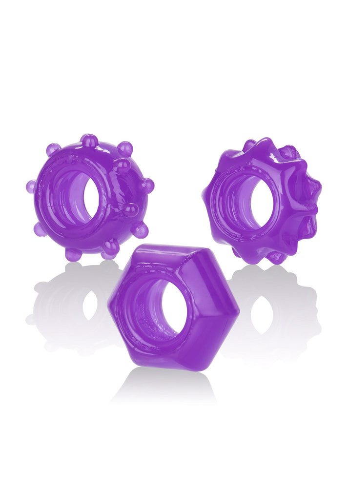 Bestel: Reversible Ring Set by CalExotics Rings - bij Happytoys: de erotische sex webshop | liever Happy dan Easy ⭐⭐⭐⭐⭐