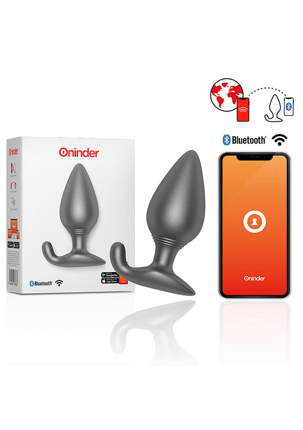 Bestel: Rio Vibrating Anal Plug + App by Oninder - bij Happytoys: de erotische sex webshop | liever Happy dan Easy ⭐⭐⭐⭐⭐