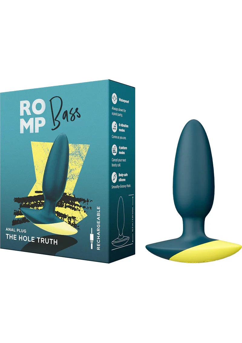 Romp Bass vibrating Anal Plug by Romp - Happytoys Sexshop: Toys for Feeling Happy & Easy 😊 - Discreet geleverd