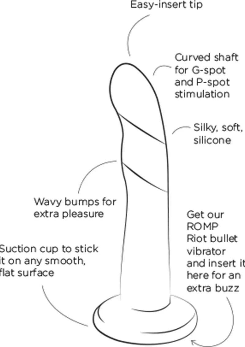 Dizi G-spot Vibrator by Romp - Happytoys Sexshop: Toys for Feeling Happy & Easy 😊 - Discreet geleverd