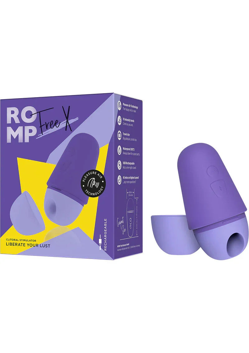 Free X airpressure vibrator by Romp - Happytoys Sexshop: Toys for Feeling Happy & Easy 😊 - Discreet geleverd