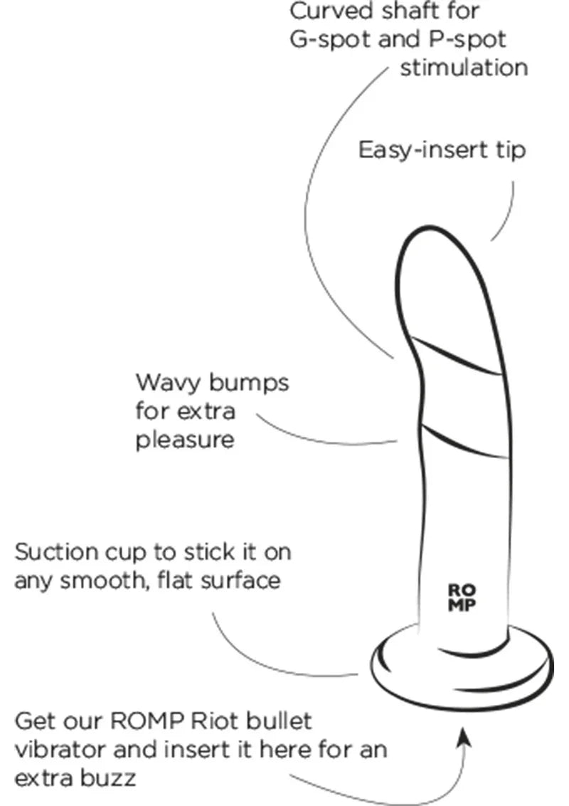 Piccolo Dildo by Romp - Happytoys Sexshop: Toys for Feeling Happy & Easy 😊 - Discreet geleverd