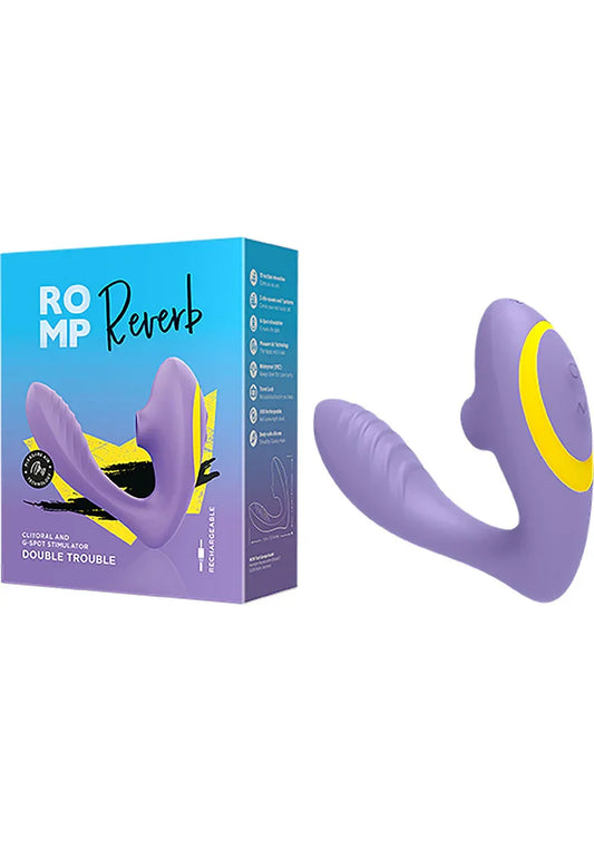 Reverb G-spot Air pressure Vibrator by Romp - Happytoys Sexshop: Toys for Feeling Happy & Easy 😊 - Discreet geleverd
