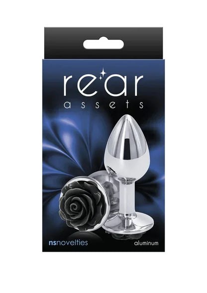 Rose Buttplug Small White by NS Novelties - Happytoys Sexshop: online sex shop for Feeling Happy & Easy 😊 - Discreet geleverd