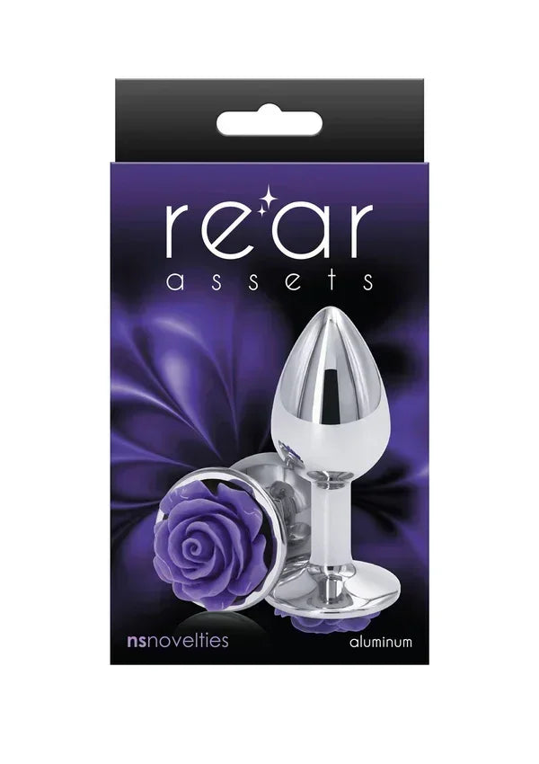 Rose Buttplug Small White by NS Novelties - Happytoys Sexshop: online sex shop for Feeling Happy & Easy 😊 - Discreet geleverd