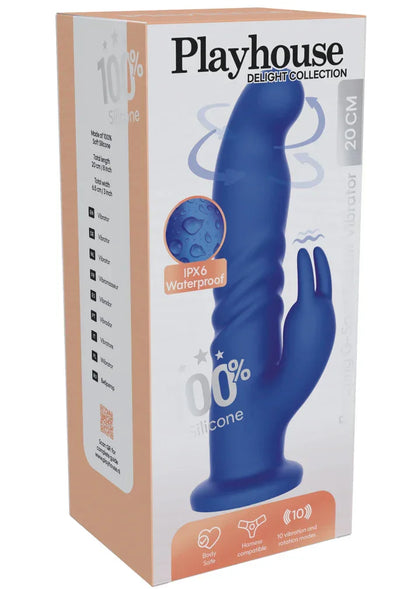 RotatingG-SpotRabbitVibratorbyPlayhouseDelight2 @ Happytoys Sexshop: online sex shop for Feeling Happy & Easy 😊 the erotic store owned by a woman