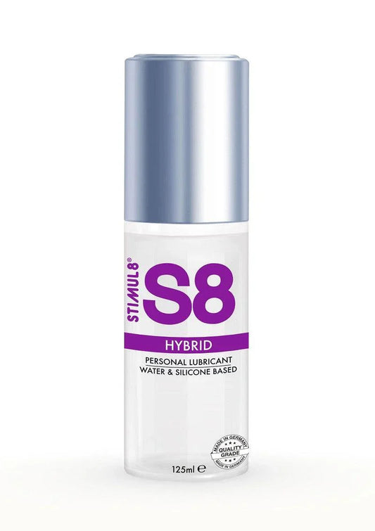S8 Hybrid Lube 125ml Glijmiddel - Happytoys Sexshop: Toys for Feeling Happy & Easy 😊 - Discreet geleverd