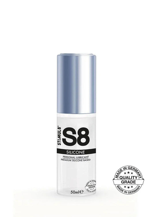 S8 Premium Silicone Lube 50ml Glijmiddel - Happytoys Sexshop: Toys for Feeling Happy & Easy 😊 - Discreet geleverd