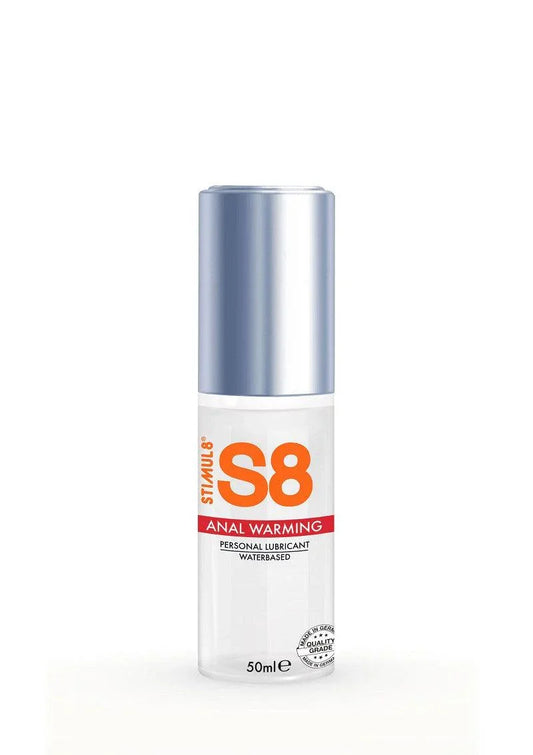 S8 Waterbased Warming Anal Lube 50ml - Happytoys Sexshop: Toys for Feeling Happy & Easy 😊 - Discreet geleverd