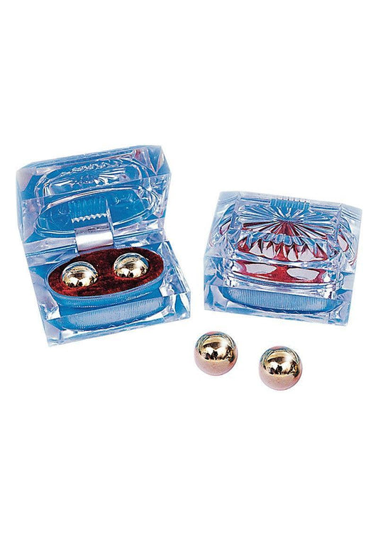 Ben Wa Gold Balls by Seven Creations - Happytoys Sexshop: Toys for Feeling Happy & Easy 😊 - Discreet geleverd