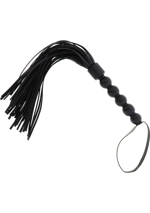 Short Beaded Flogger Whip by Hidden Desire - Happytoys Sexshop: Toys for Feeling Happy & Easy 😊 - Discreet geleverd
