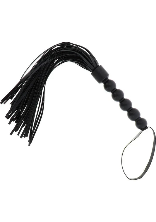 Short Beaded Flogger Whip by Hidden Desire - Happytoys Sexshop: Toys for Feeling Happy & Easy 😊 - Discreet geleverd