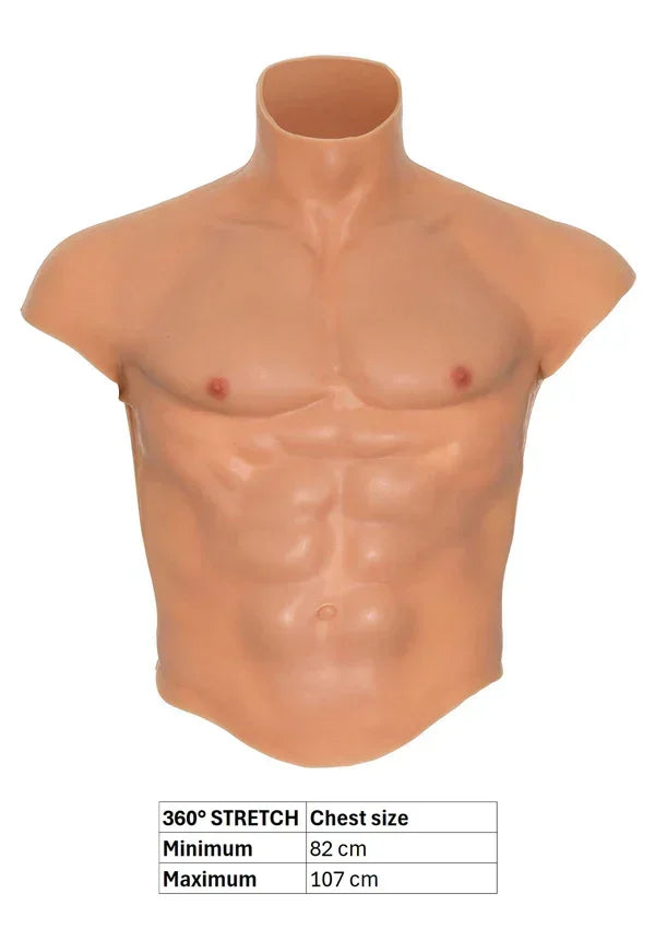 SiliconeTorsoPecsandAbsbyHiddenDesire6 @ Happytoys Sexshop: online sex shop for Feeling Happy & Easy 😊 the erotic store owned by a woman