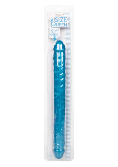 Size Queen Double Dong Blue 17 inch by CalExotics - Happytoys Sexshop: Toys for Feeling Happy & Easy 😊 - Discreet geleverd