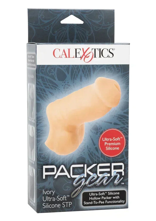 Soft Silicone Stand-To-Pee Caramel by CalExotics - Happytoys Sexshop: online sex shop for Feeling Happy & Easy 😊 - Discreet geleverd