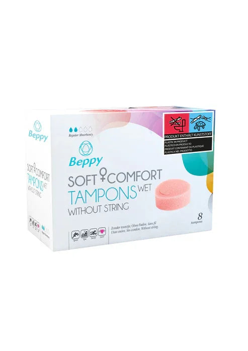 Soft & Comfort Wet 8pcs by Beppy - Happytoys Sexshop: online sex shop for Feeling Happy & Easy 😊 - Discreet geleverd