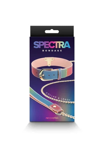 Spectra_Bondage_Collar_Leash_by_NS_Novelties_2 @ Happytoys Sexshop: online sex shop for Feeling Happy & Easy 😊 the erotic store owned by a woman