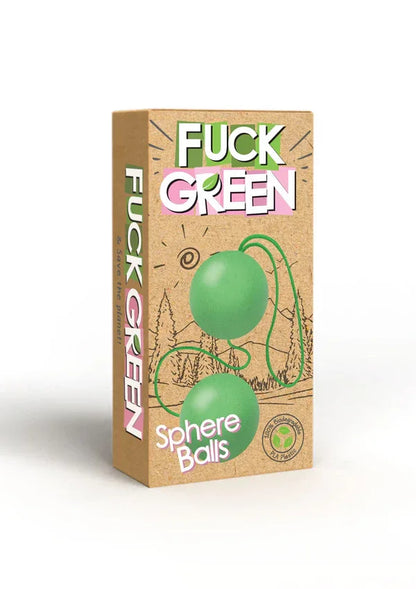 Sphere Balls Green by FuckGreen - Happytoys Sexshop: online sex shop for Feeling Happy & Easy 😊 - Discreet geleverd
