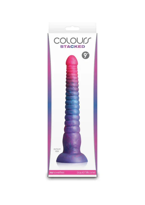 Stacked9inchDildobyNSNovelties2 @ Happytoys Sexshop: online sex shop for Feeling Happy & Easy 😊 the erotic store owned by a woman
