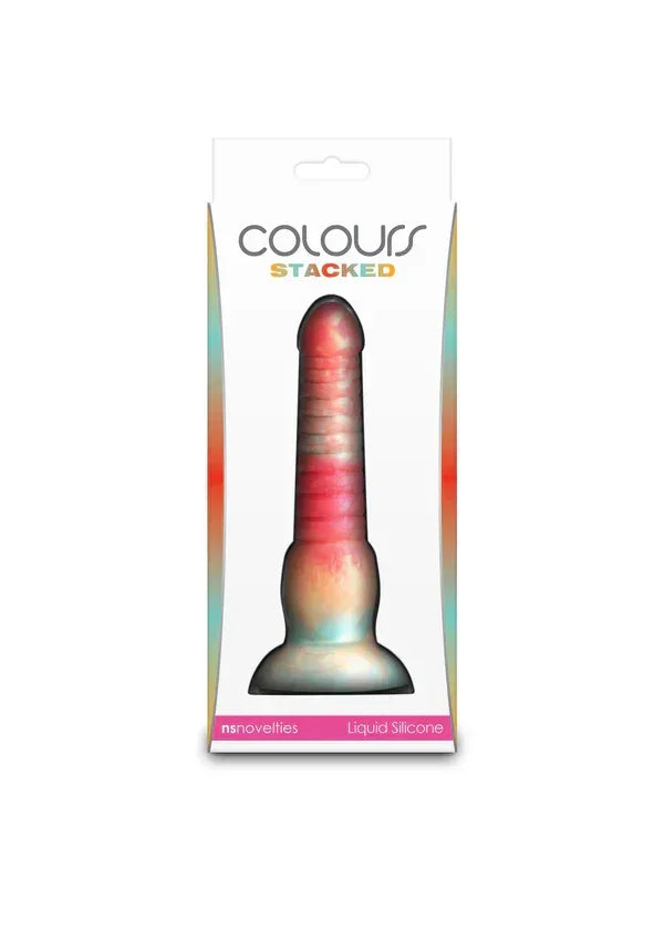 Stacked_6_inch_Dildo_Red_by_NS_Novelties_16 @ Happytoys Sexshop: online sex shop for Feeling Happy & Easy 😊 the erotic store owned by a woman