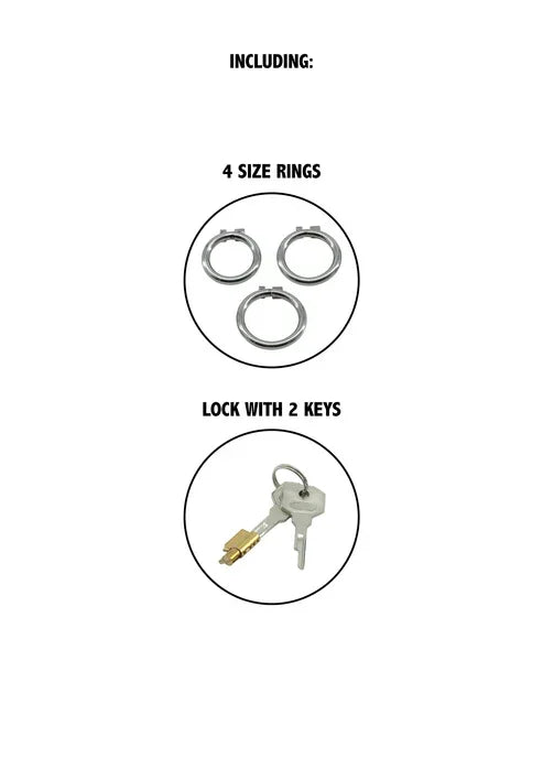 Stainless Cock Vault X-Short by Hidden Desire