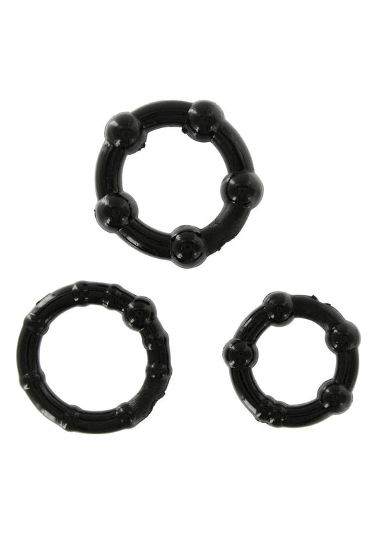 Bestel: Stay Hard - Three Rings by Happytoys - bij Happytoys: de erotische sex webshop | liever Happy dan Easy ⭐⭐⭐⭐⭐