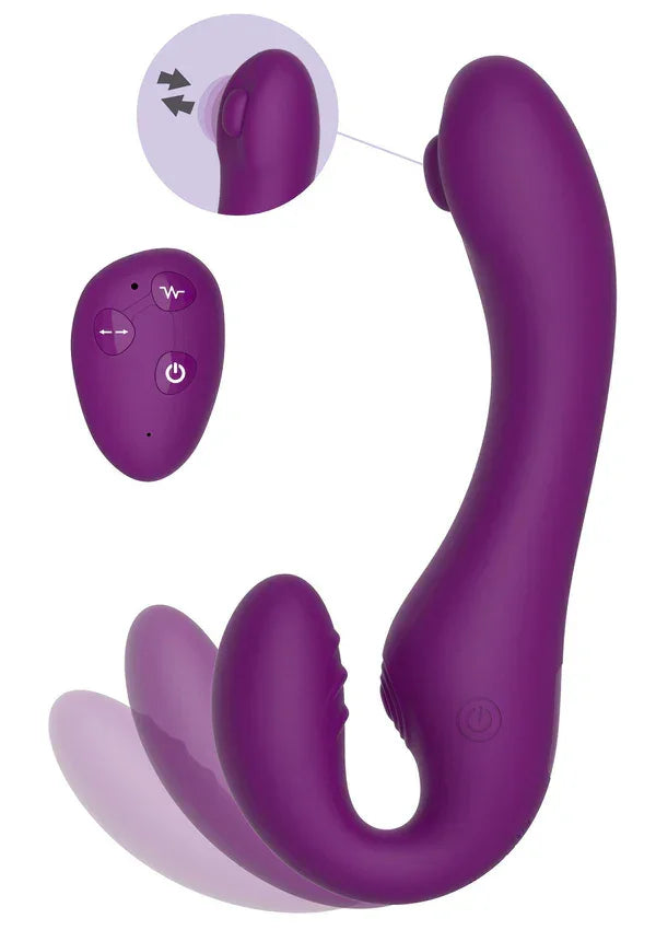 Strapless Strap-On Pulse Vibrator by Xocoon - Happytoys Sexshop: Toys for Feeling Happy & Easy 😊 - Discreet geleverd