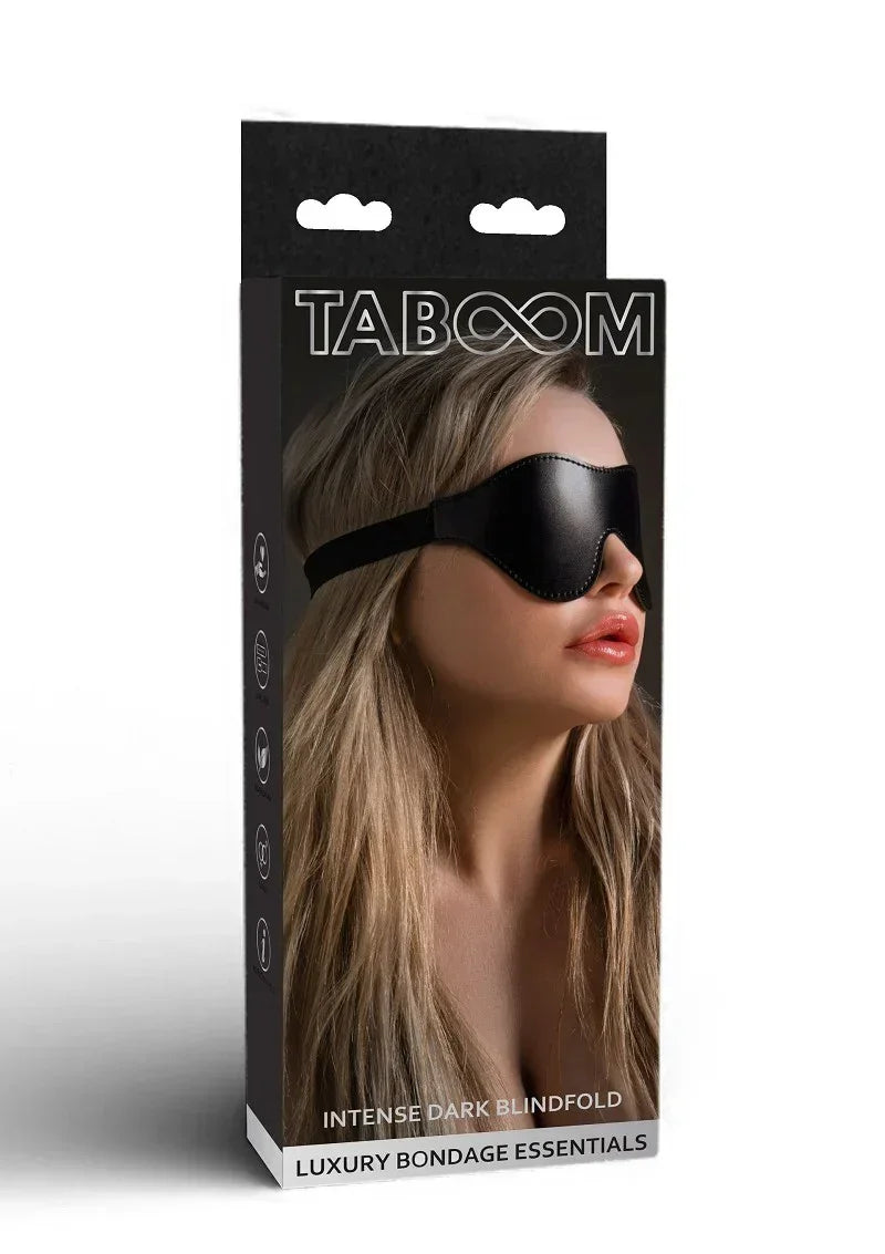 Bondage Essentials Intense Dark Blindfold @ Taboom - Happytoys Sexshop: online sex shop for Feeling Happy & Easy 😊 - Discreet geleverd