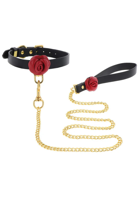 Wild Roses Collar & Leash by Taboom - Happytoys Sexshop: Toys for Feeling Happy & Easy 😊 - Discreet geleverd