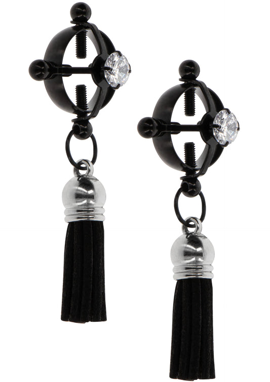 Bestel: Tassel Tease Clamps byTaboom Nipple Play - bij Happytoys: de erotische sex webshop | liever Happy dan Easy ⭐⭐⭐⭐⭐