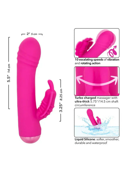 Thicc Rotating Butterfly by CalExotics - Happytoys Sexshop: Toys for Feeling Happy & Easy 😊 - Discreet geleverd