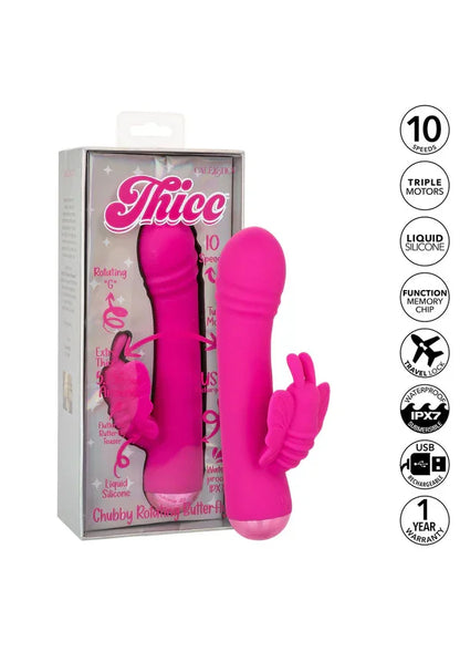 Thicc Rotating Butterfly by CalExotics - Happytoys Sexshop: Toys for Feeling Happy & Easy 😊 - Discreet geleverd
