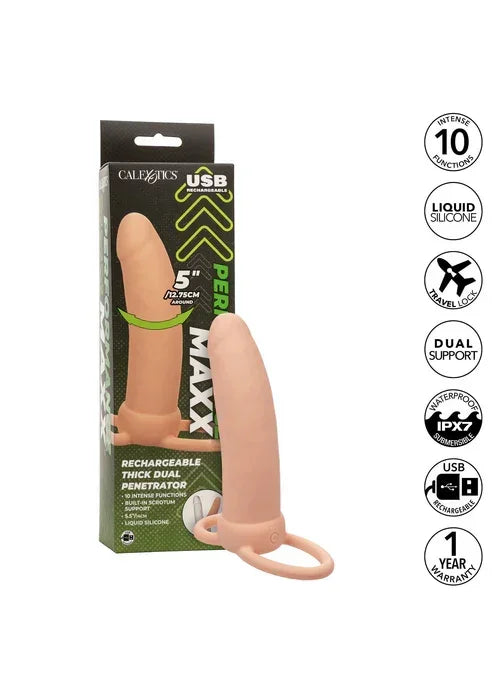 Thick Dual Penetrator by CalExotics - Happytoys Sexshop: online sex shop for Feeling Happy & Easy 😊 - Discreet geleverd