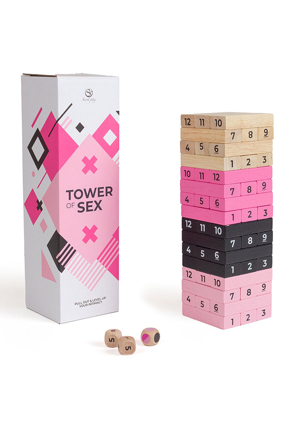 Bestel: Tower Of Sex Game by Secret Play - bij Happytoys.nl, happytoys.be, Happytoys.ae: erotische sex webshop | liever Happy dan Easy ⭐⭐⭐⭐⭐