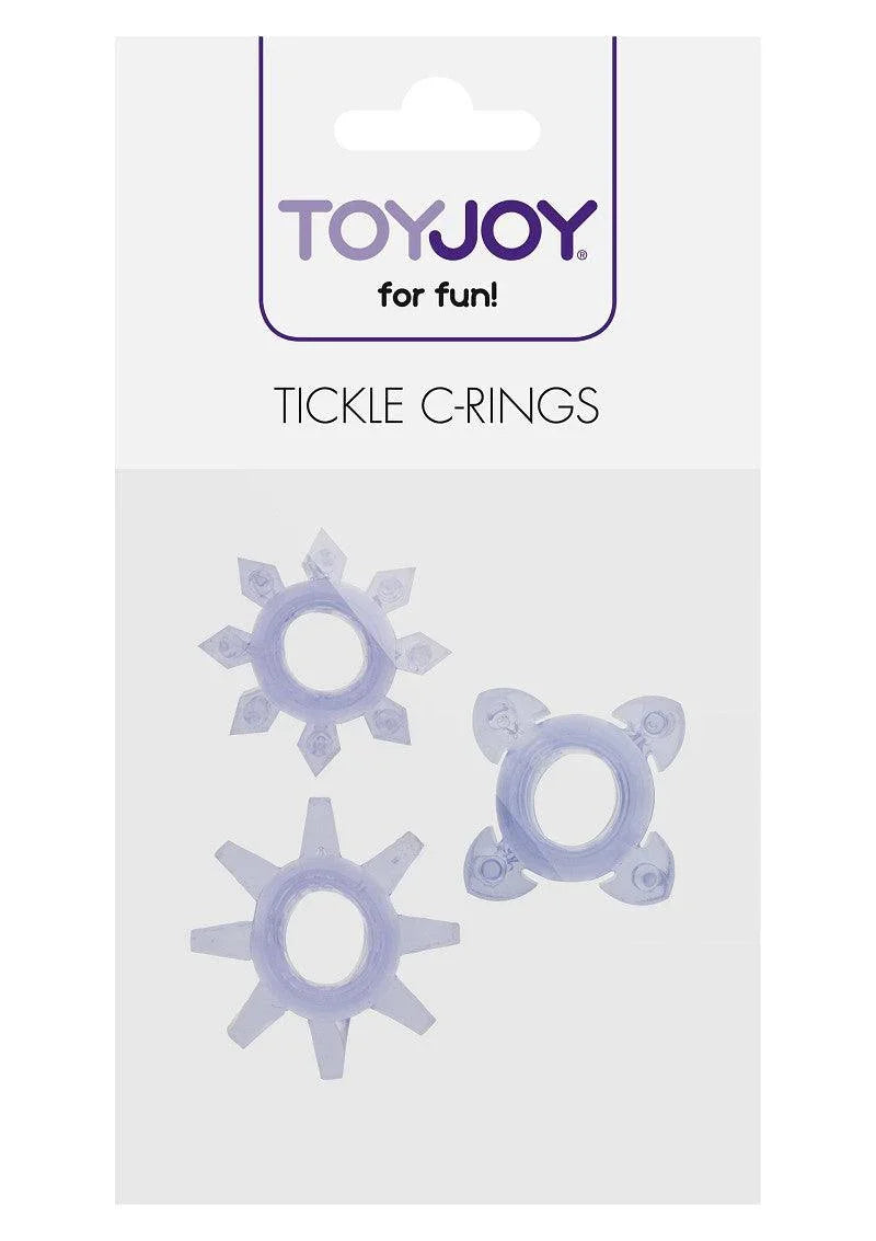 Basics Tickle C-Rings by ToyJoy - Happytoys Sexshop: online sex shop for Feeling Happy & Easy 😊 - Discreet geleverd