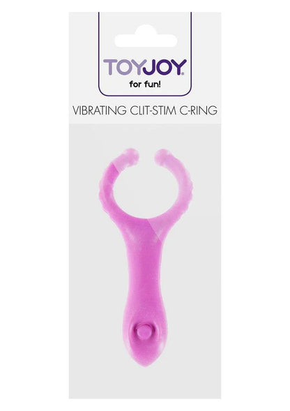 Basics Vibrating Clit-Stim C-Ring by ToyJoy - Happytoys Sexshop: online sex shop for Feeling Happy & Easy 😊 - Discreet geleverd