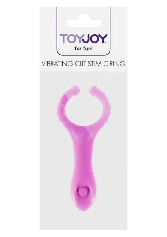 Basics Vibrating Clit-Stim C-Ring by ToyJoy - Happytoys Sexshop: online sex shop for Feeling Happy & Easy 😊 - Discreet geleverd