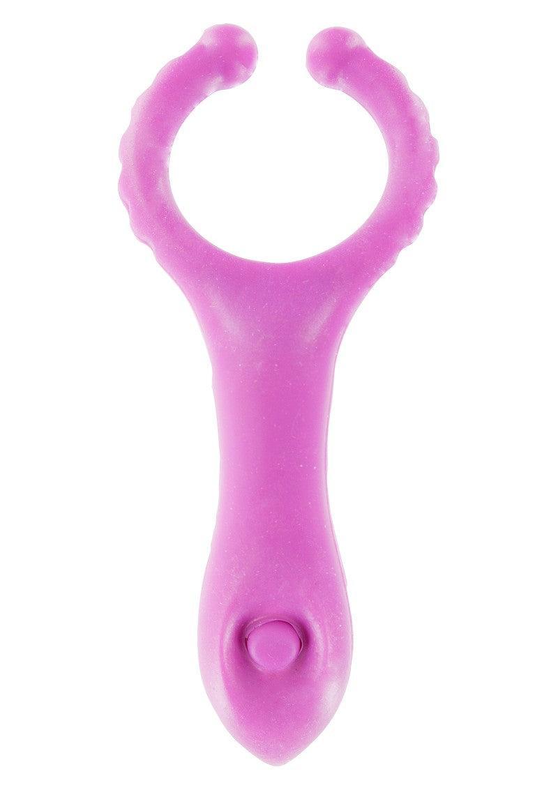 Basics Vibrating Clit-Stim C-Ring by ToyJoy - Happytoys Sexshop: online sex shop for Feeling Happy & Easy 😊 - Discreet geleverd