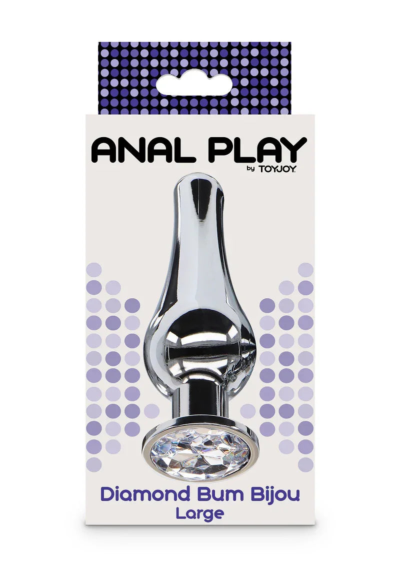 ♂ ♀ ToyJoy Anal Play Diamond Bum Bijou Large - Happytoys Sexshop: Toys for Feeling Happy & Easy 😊 - Discreet geleverd
